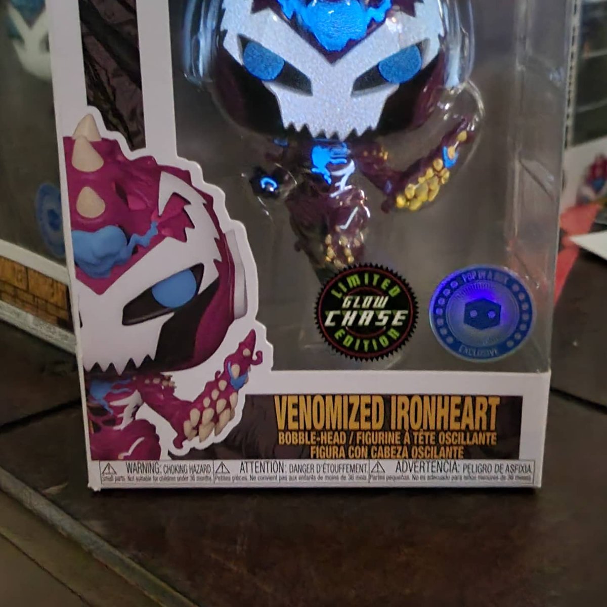 angelcynn2011's tweet image. @PopInABox and @OriginalFunko hit a homerun with this #ironheart #FunkoPop . The Glow on this one is beautiful!! #funkoglow #MyFunkoStory #FunaticOfTheWeek #funkofanclub