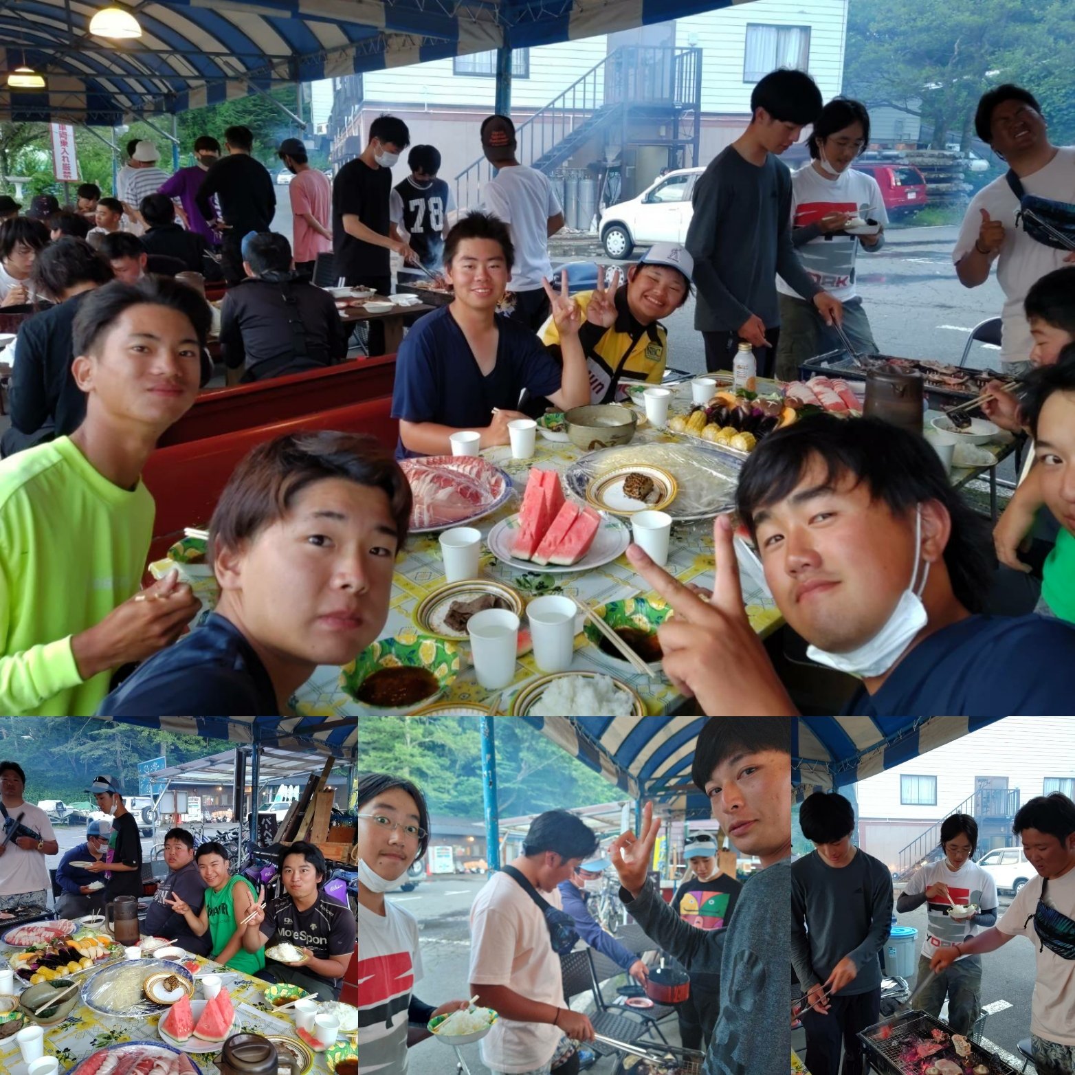 フィッシングカレッジ ヒューマンアカデミー富士河口湖校 野尻湖バス釣り 合宿 みんなで晩飯が最高 大阪校とも親睦を深めて ラスト１日頑張っていきましょう Fishing Fishinglife Bassfishing Blackbass バス釣りって最高 バス釣り