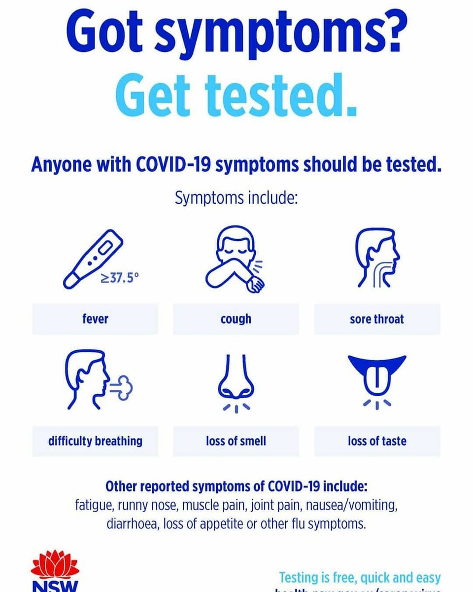 In accordance with advice from NSW Health, parents/carers are reminded NOT to send children to school if they are unwell, even if they have the mildest flu-like symptoms. Schools will make arrangements for students who present as unwell or have flu-like symptoms to be sent home.