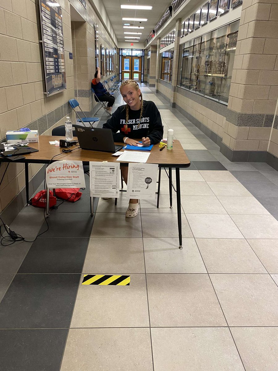 fraserhosa's tweet photo. Another successful HOSA Blood Drive in the books!!! #fraserfamily https://t.co/0taYI8MDOL