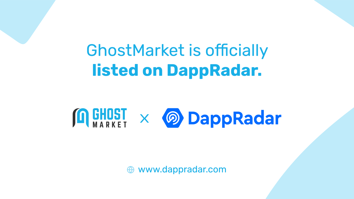 ghostmarketio's tweet image. We are pleased to announce that we have been added to @DappRadar 🥳 

This is just one of many exciting updates/additions added to GhostMarket. Be sure to follow us on Twitter, Instagram, Reddit, and Discord for additional news coming soon! 👻 

Link: dappradar.com/binance-smart-…