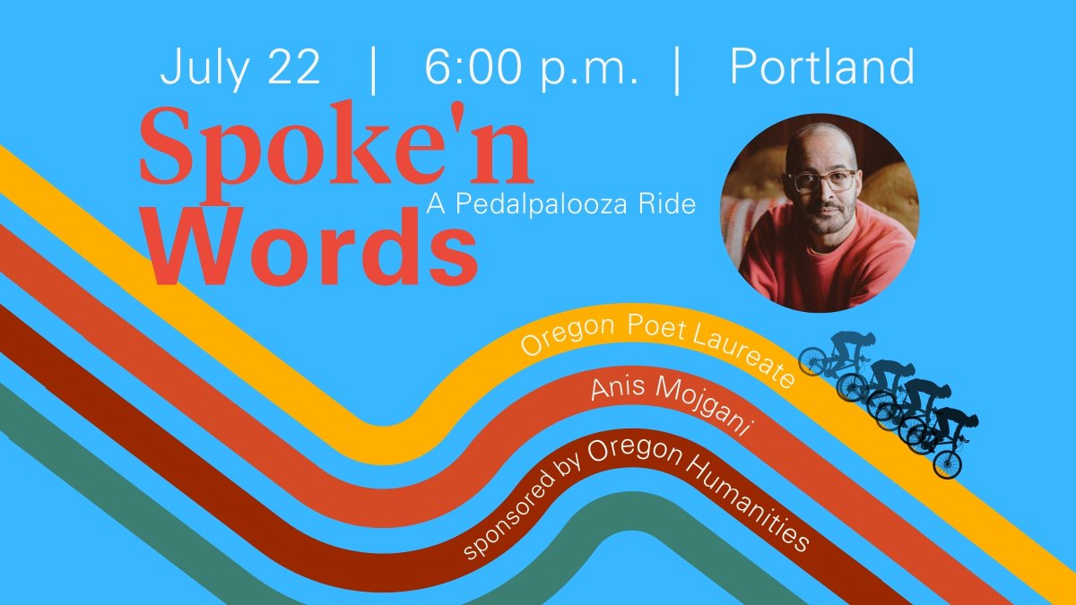 Super excited to be doing a <a href="/pedalpalooza/">Pedalpalooza</a> ride with 
<a href="/orhumanities/">Oregon Humanities</a>! July 22nd! An evening bike ride with stops for poetry performances, beginning at Oregon Park :) 

More info here:
oregonhumanities.org/events/spoke-n…
