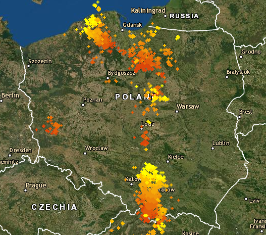 burzowo's tweet photo. Aktualna mapa burzowa.
Bieżące dane jak zawsze na https://t.co/rwAFrgcP2e https://t.co/2g2QSZ0hzL