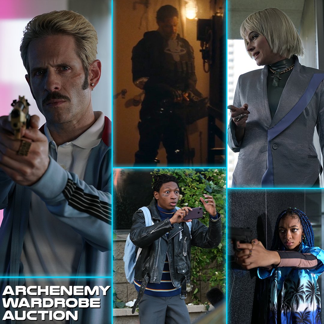 Thanks to our friends @_SpectreVision, we've acquired some of the coolest wardrobe pieces from #Archenemy! Bid on all these epic screen-worn items UP FOR AUCTION and take home a piece of the film. Check out the details on Ebay! ebay.com/usr/legionm