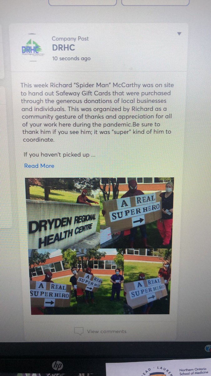 chuck_schmitt's tweet photo. Richard McCarthy leads a community thank you gesture to our staff for working hard during COVID. Through him the community put together $14,000 toward 300 food gift cards for us. I love this town. https://t.co/VtvtgCyYI4