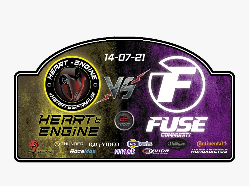 Hoy tenemos evento!!!!

Recordad!!!!

22:30h YouTube Corpe Rider Motovlog

7vs7
<a href="/HeartandEngine/">Heart & Engine</a> vs <a href="/FuseCommunityEs/">FUSE COMMUNITY ⚫️🟣⚪️</a>

Además nuestro patrocinador <a href="/Vinylgas_/">Vinylgas</a> dará de obsequio a los participantes estas pedazo de pegatinas del evento!!!

MIL GRACIAS <a href="/Vinylgas_/">Vinylgas</a>!!!!!

Os espero!!!!
