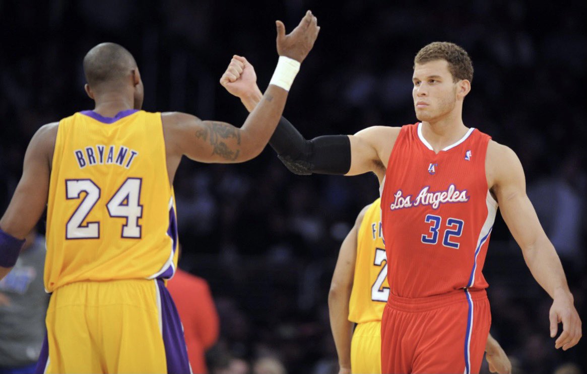 New commission for <a href="/tdgriff32/">Taylor Griffin</a> of <a href="/blakegriffin23/">Blake Griffin</a> and <a href="/kobebryant/">Kobe Bryant</a> high-fiving on the court for Blake! Thank you so much, Taylor, for asking me to do this special piece for you and Blake. 🙌Thank you <a href="/andreaschroder1/">andrea schroder</a> for introducing my work! 36 x 48 inches on canvas.