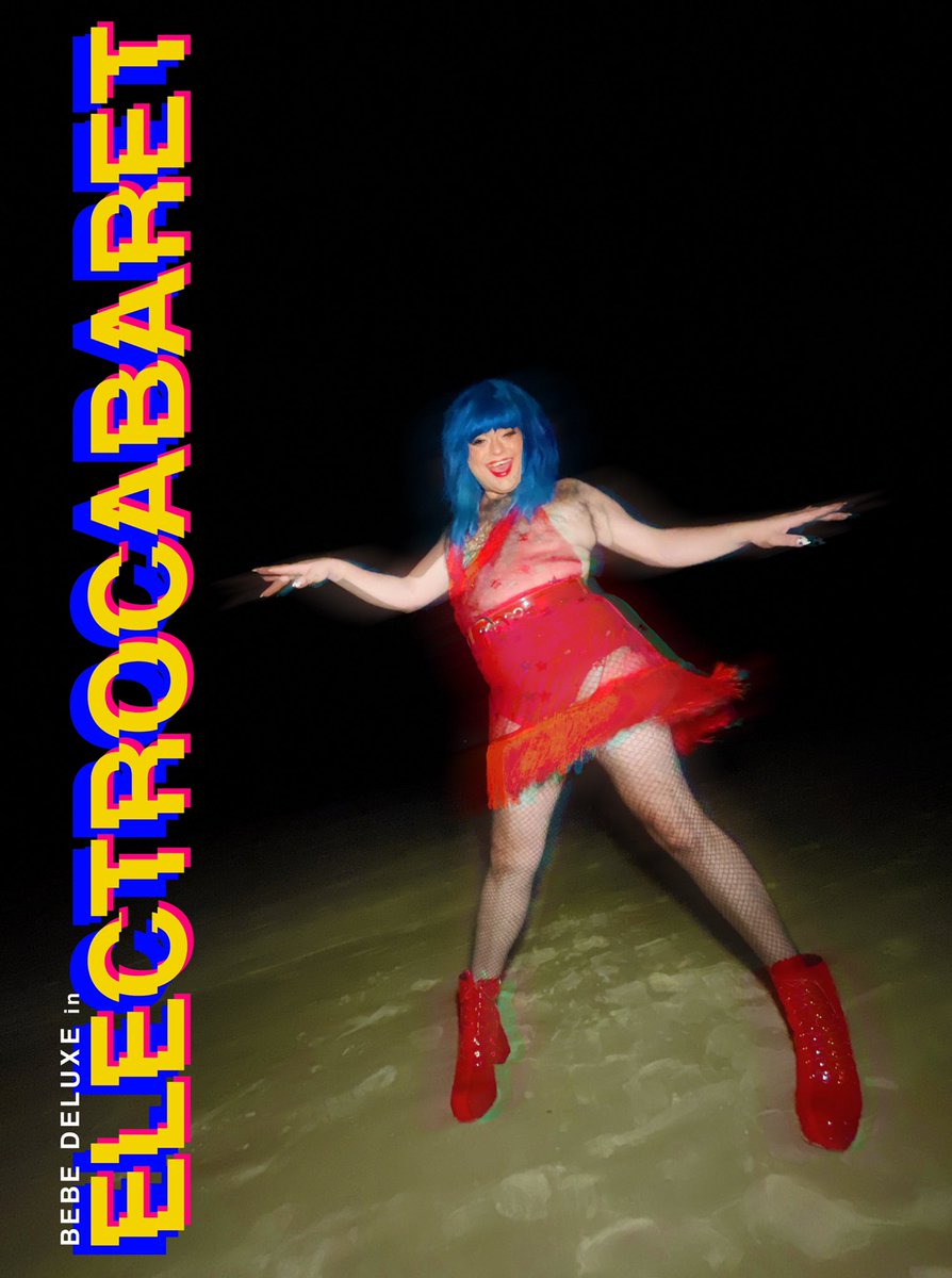 Okay I finally have something to post! I’m performing my new one woman show, ELECTROCABARET in sunny, homosexual Rehoboth Beach, Delaware for the next three weeks!