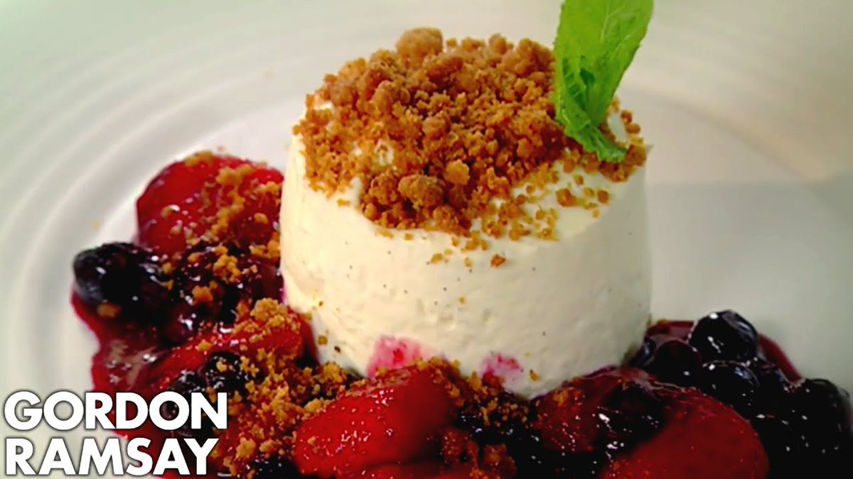 Vanilla Cheesecake with Berry Compote | Gordon Ramsay

https://t.co/jfBnZT0qFh https://t.co/sRZ3CFRRv5