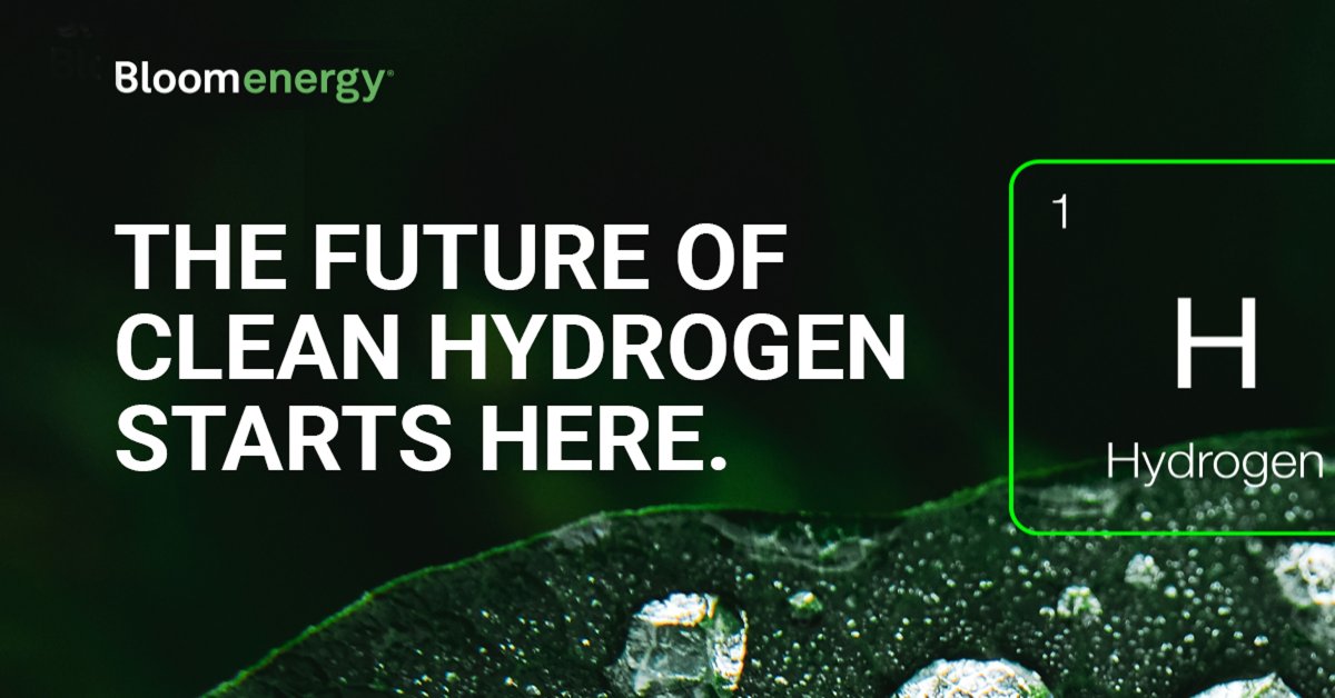The #BloomElectrolyzer can effectively:

💸 Provide low-cost #hydrogen at scale
💨 Unlock a net-zero emissions future for hard-to-decarbonize heavy industries
🙌 And more!

Learn more about our latest offering: hubs.li/H0Sk54K0
