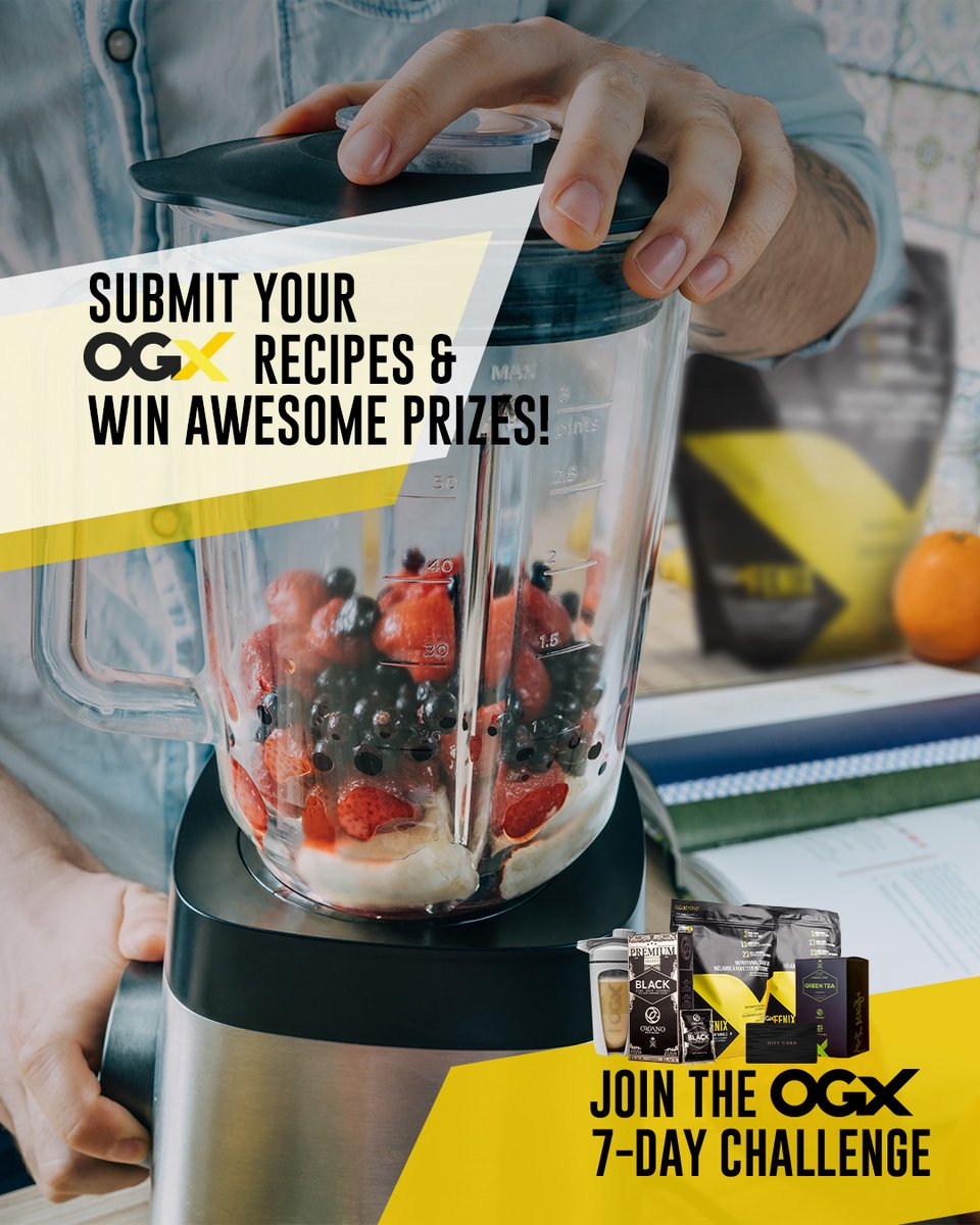 OrganoGold's tweet photo. Submit your OGX Recipes and win awesome prizes! Don't forget to use the hashtag #OGXChallenge
You can also get up to 20% off on any of our OGX Kits until August, 2021!
#X4ever https://t.co/dZ5qCacROt