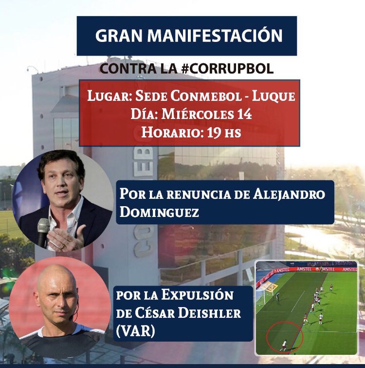 JoseLChilavert_'s tweet photo. Mi solidaridad con el pueblo azulgrana por el Robo histórico que sufrieron ayer,hay que desterrar la corrupción del País,empezemos por el fútbol. https://t.co/rPPTTjOlpK