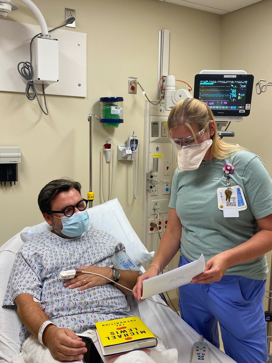 UPMCnews's tweet photo. Today, UPMC became the first health system in the US - as far as we're aware - under the @US_FDA's emergency authorization to give a #COVID19 patient sotrovimab, a treatment that can prevent severe illness. 

Our patient, Christopher Johnson, is doing well! https://t.co/BteRaWTX4o