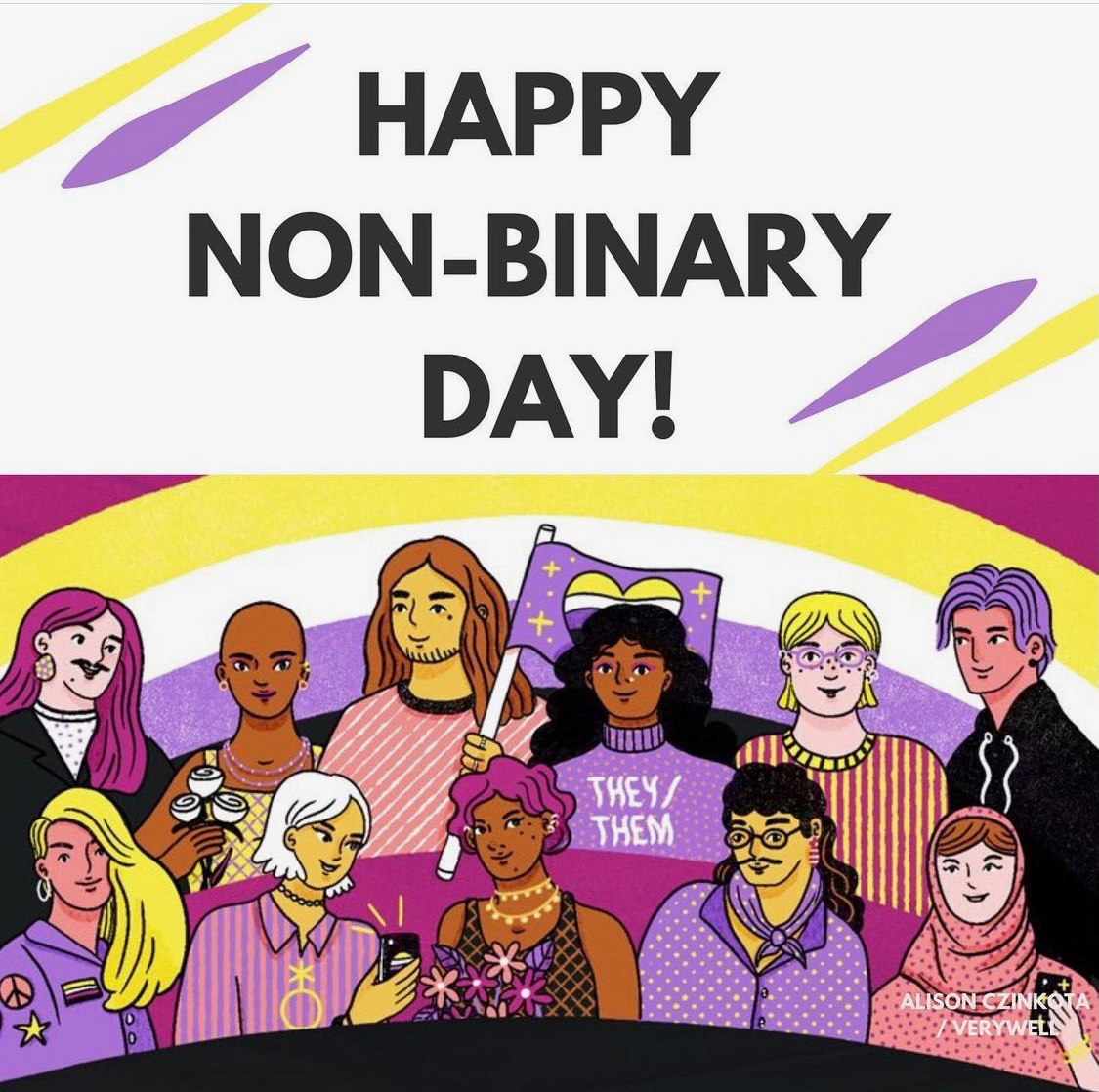 InclusiveUS's tweet image. Non-binary people fall under one of the most underrepresented categories in our federal government. Urge your senators to take the #PledgeForDiversity by going to PledgeForDiversity.org
Art by Alison Czinkota