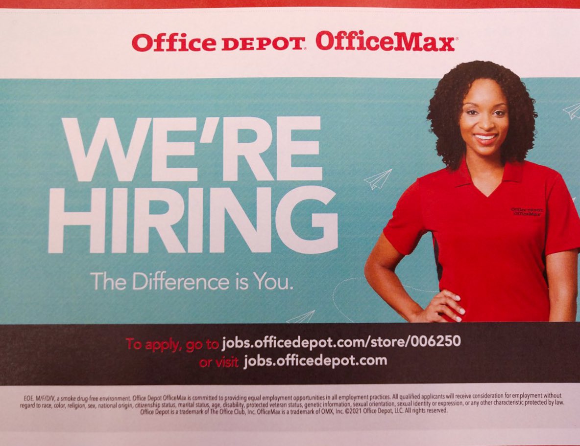 AtTheStrip's tweet photo. Are you or someone you know looking for a new job? Our friends @OfficeMax are hiring! 🙌

Head to https://t.co/RiSHUbf5rg to learn more and apply. https://t.co/sfEarww588