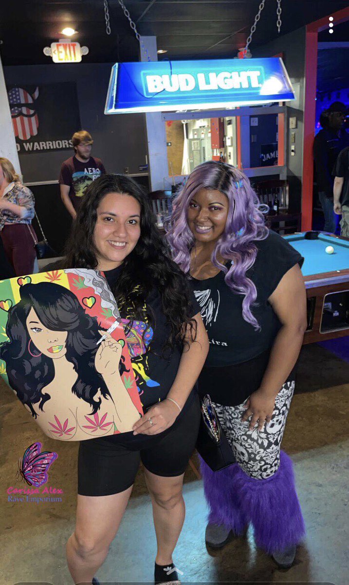 CarissaAlex's tweet photo. #HouseMusic Night was #LIT! I sold 3 #wigs and lots of other colorful items π₯°π¦πβ¨Thank You #Ladies ππβ¨ #WigsForSale #ColorfulWigs #BobWig #Butterflies #OnlyFans #Vending #Vendor #CarissaAlex #Art #Artist #Rave #ArtShare #EdmTwitter #ShopSmall #SmallBusiness #RaveWear #House https://t.co/7d8Dte6lj6