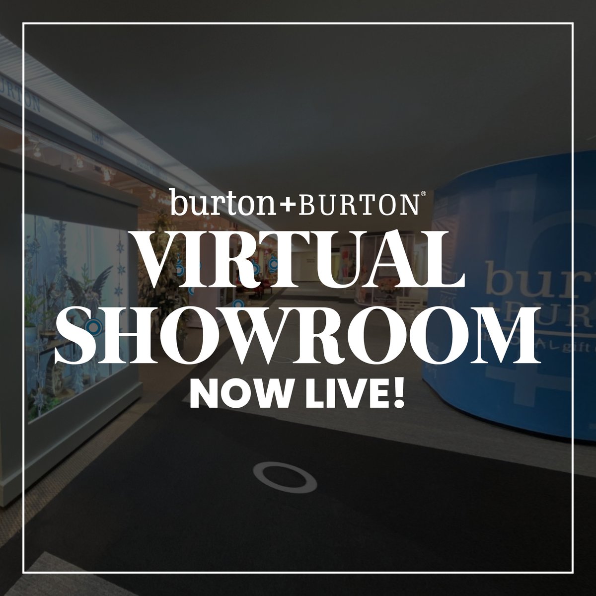 Experience the burton + BURTON® Virtual Showroom and shop our curated home décor trend collections, which feature our most updated seasonal and everyday designs. 

View the Virtual Showroom here --> bit.ly/2BROzri