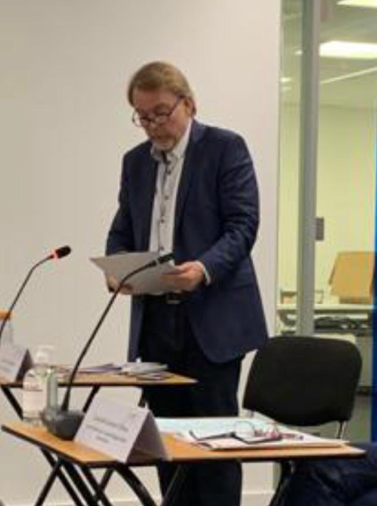 swklibdems's tweet photo. .@GrahamNeale asks the cabinet member for climate change “how they plan to spend the £10 million+ of Carbon Offset funds yet to be collected from developers” and ensure they don’t just subsume then into council accounts? #ClimateCrisis https://t.co/PnYvnZW7IO