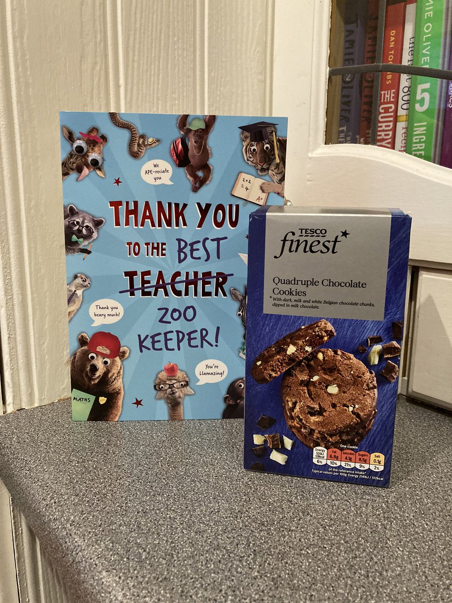 J_Vaughan96's tweet photo. After receiving a very thoughtful gift from one of my students today. It has just sunk in that after 5 years, I am leaving @springwellLC on Friday! 😳🌱 P.S. The cookies have already gone😋 #SorryNotSorry https://t.co/7WMNwsjMuf