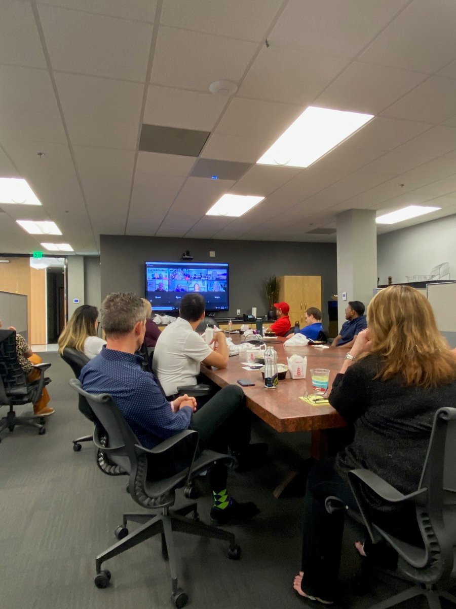 WrightEngineers's tweet photo. It was time for our Quarterly All Hands Meeting today! So fun to enjoy lunch and get together virtually. #teamwright #wrightengineers https://t.co/cnDEkXzif8