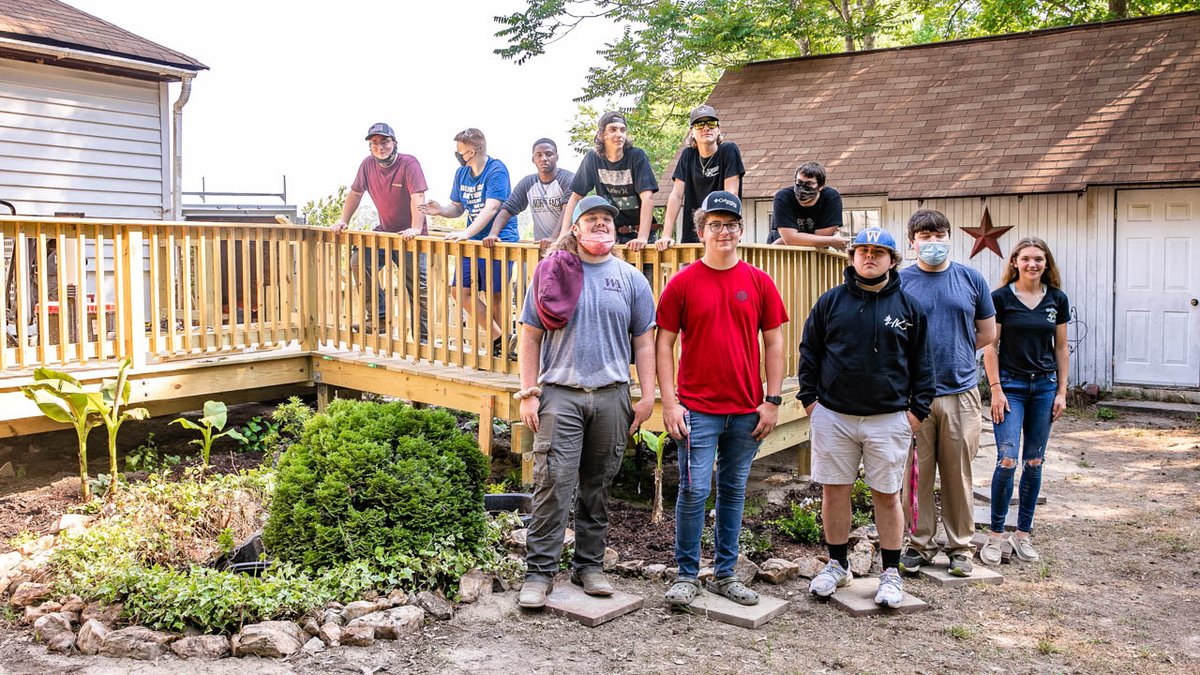 IWCSchools's tweet photo. In the spring of 2021, the IWCS #BuildingTrades and WHS #Horticulture Programs set out on a journey of #deeperleaning, helping a local, retired family replace their deck and equip it with a wheel chair accessible ramp. Check out their story in the link
https://t.co/OKx2ydDOTj https://t.co/FTAVy5fbVv