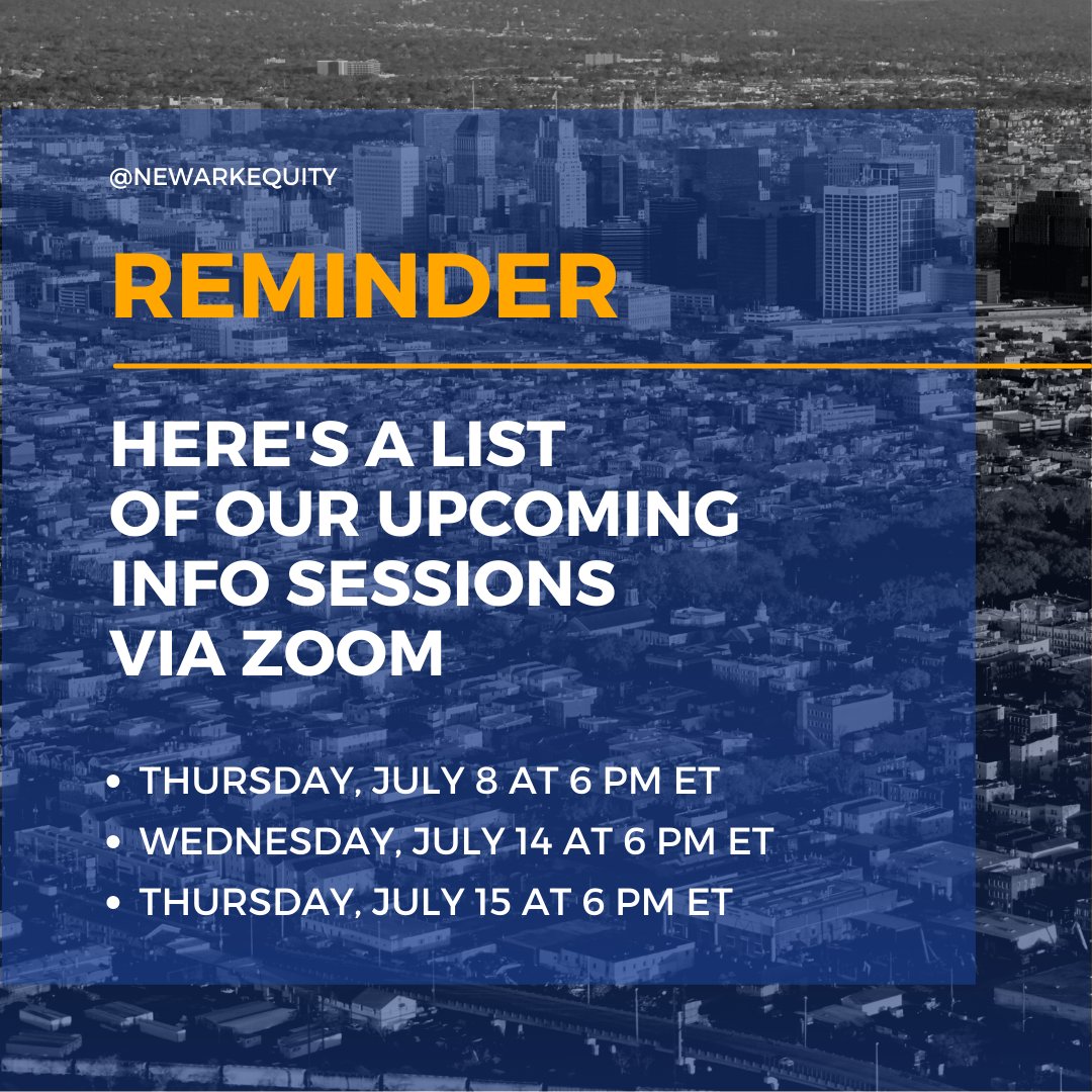 We have another information session today! Visit this link bit.ly/2UaTigO to join at 6 pm ET! It's the final countdown, we are 9 days away from launching our application! 🥳