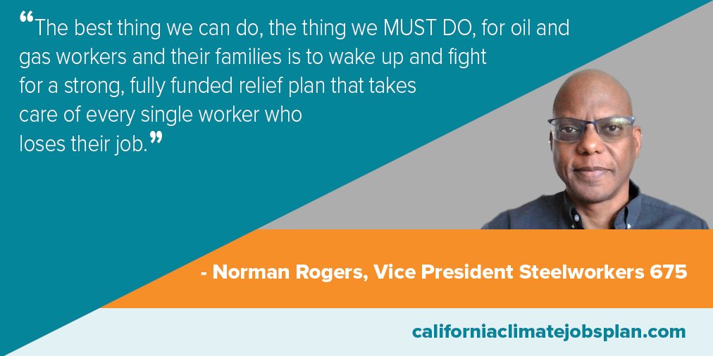 California workers are eager to see an equitable climate jobs plan in the #JustTransitionRoadmap for CA. #CAClimateJobs #1u #UnionStrong