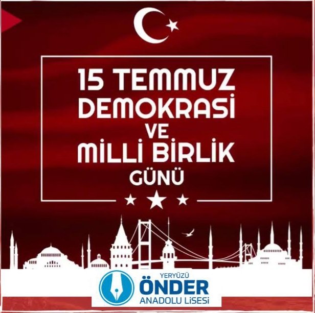 Türk Milleti tarih boyunca tüm güçlükleri, milli birlik ve beraberlikle yenmesini bilmiştir! Aziz şehitlerimizi ve kahraman gazilerimizi minnet, saygı ve rahmetle anıyoruz..
#15temmuz #15temmuzmilliiradegünü