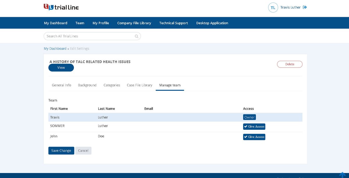 TrialLine's tweet photo. #TrialLine users can add team members to their accounts who can then help them with their #legal #casetimelines. That can be #paralegals, medical experts and even clients. This reduces workload and increases efficiency. Try it free today at… https://t.co/PicGpelT4M https://t.co/5VOc6YDuCW