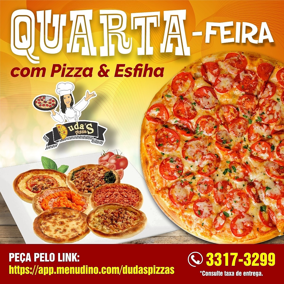 Dudas Pizzas Delivery tweet media