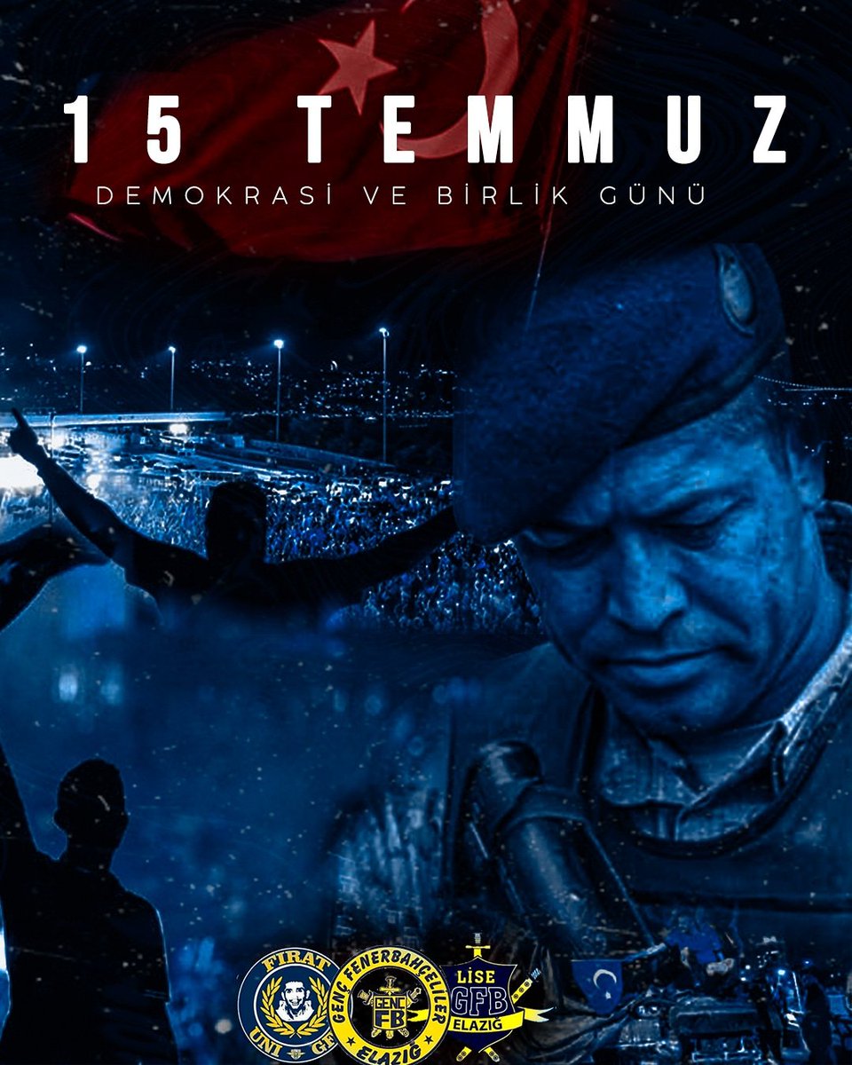 #15Temmuz bir Milletin varoluş ateşini körükleyen destanıdır...

🇹🇷Kahraman Şehitlerimizi rahmet ve saygıyla anıyoruz.