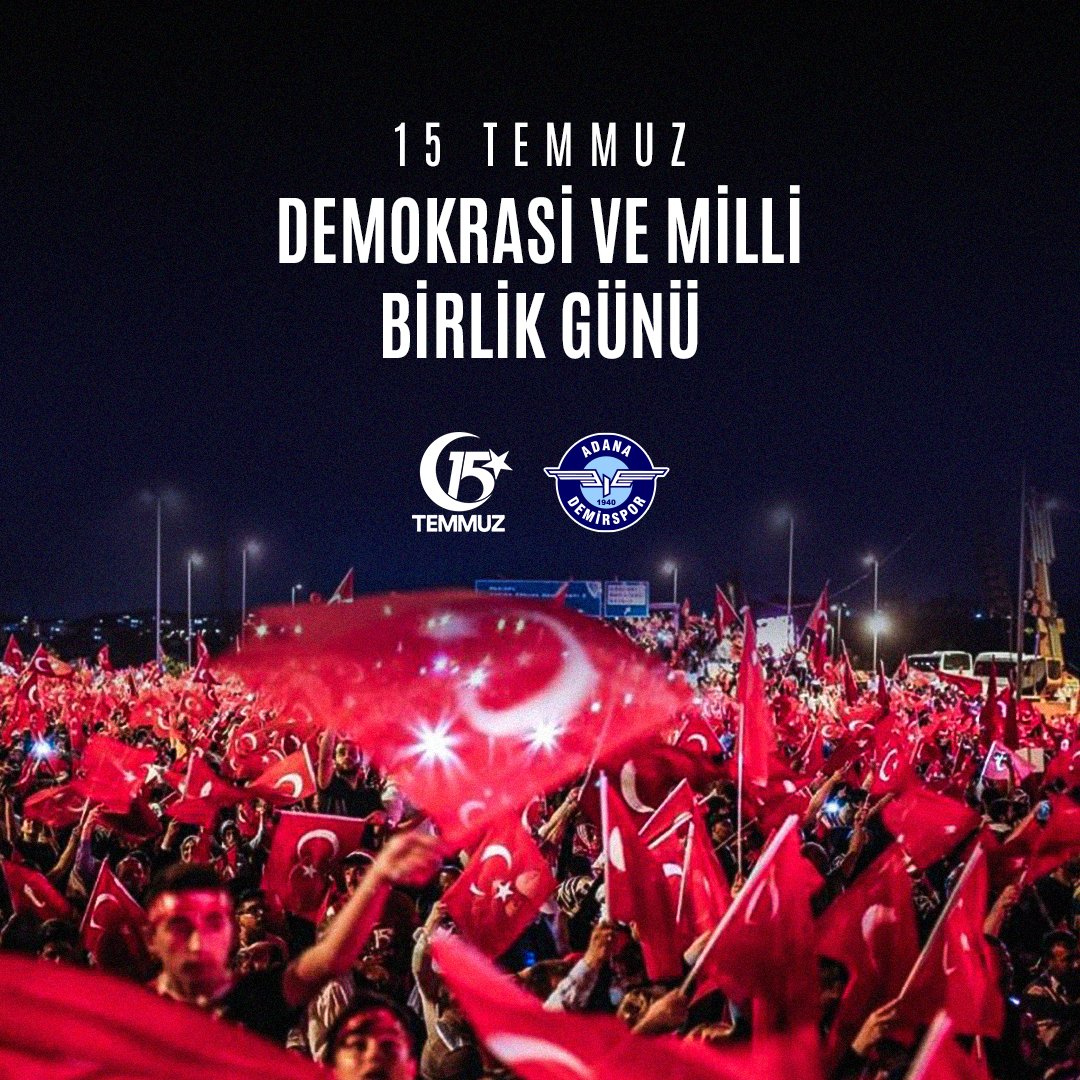 #15Temmuz hain darbe girişiminin 5. yıl dönümünde, şehitlerimizi rahmetle anıyor, gazilerimize minnetlerimizi sunuyor, Yaşasın Türkiye Cumhuriyeti diyoruz! 

🇹🇷 15 Temmuz Demokrasi ve Milli Birlik Günü