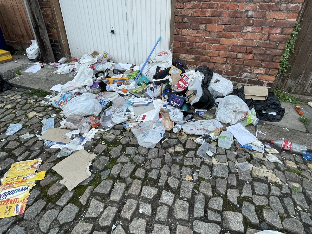 EndASBinJesmond's tweet photo. And so the Manor House Rd/Valley View filth continues… #StudentSlums #RewildingJesmond #Rottingfood @UniofNewcastle, @NorthumbriaUni, @NewcastleCC, @ChronicleLive @NCC_Leader @JesmondStella https://t.co/W5WciaoU95