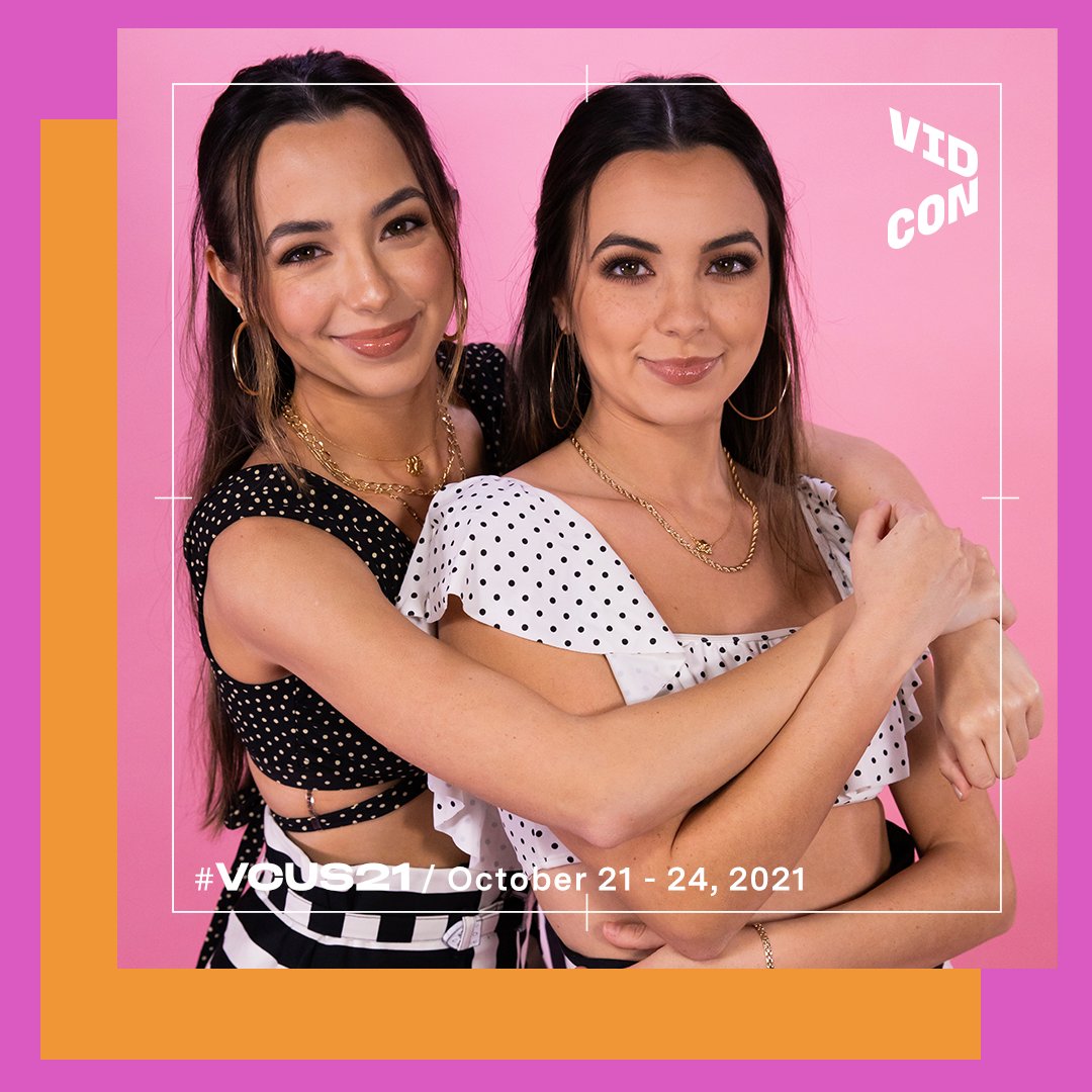 We're so excited to go back to @VidCon on October 21 – 24! We can’t wait to return to IRL events & this one is going to be one of a kind. Tickets are on sale now at VidCon.com. We hope to see you there! 🎉 #VCUS21
