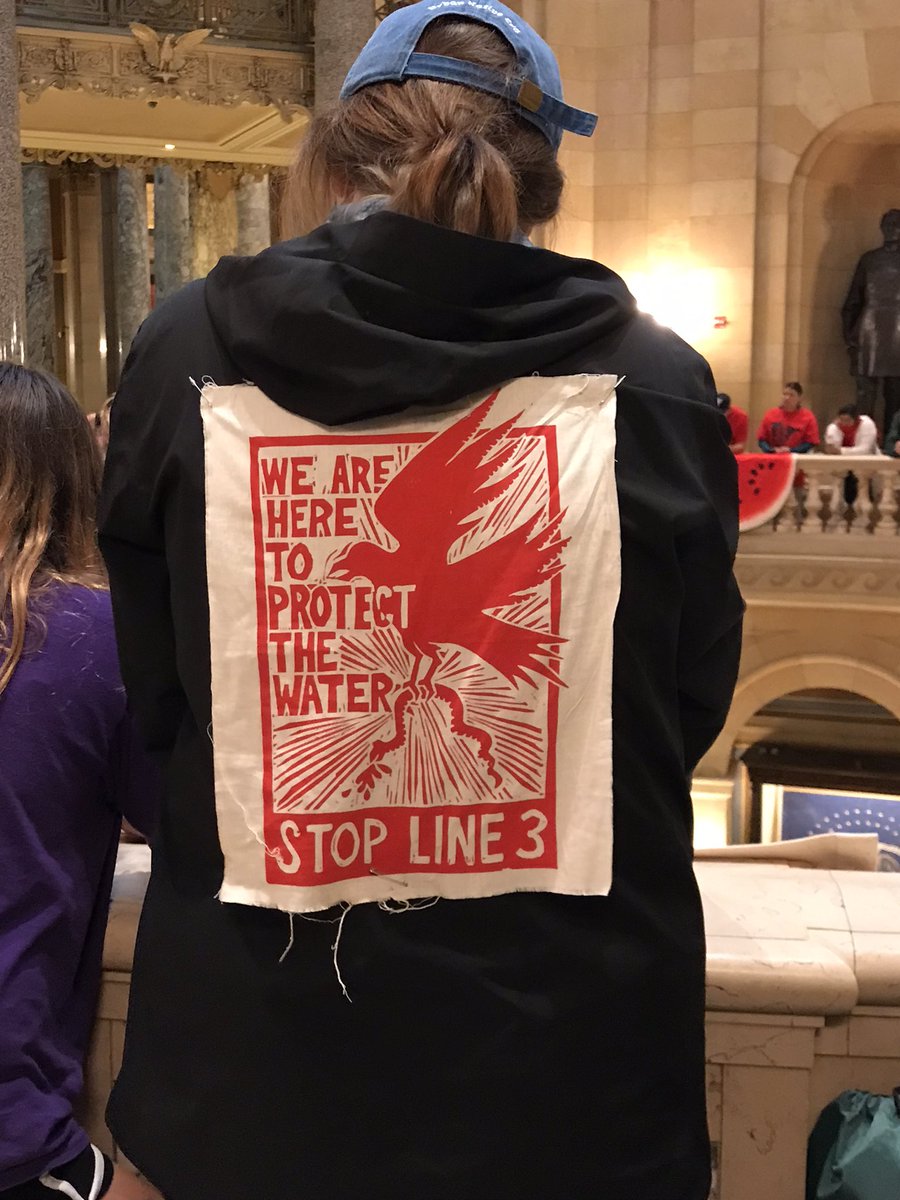 Minnesota_Voice's tweet photo. We are all Treaty People. Revoke the permits. #StopLine3 https://t.co/hyZ9fKWxLu