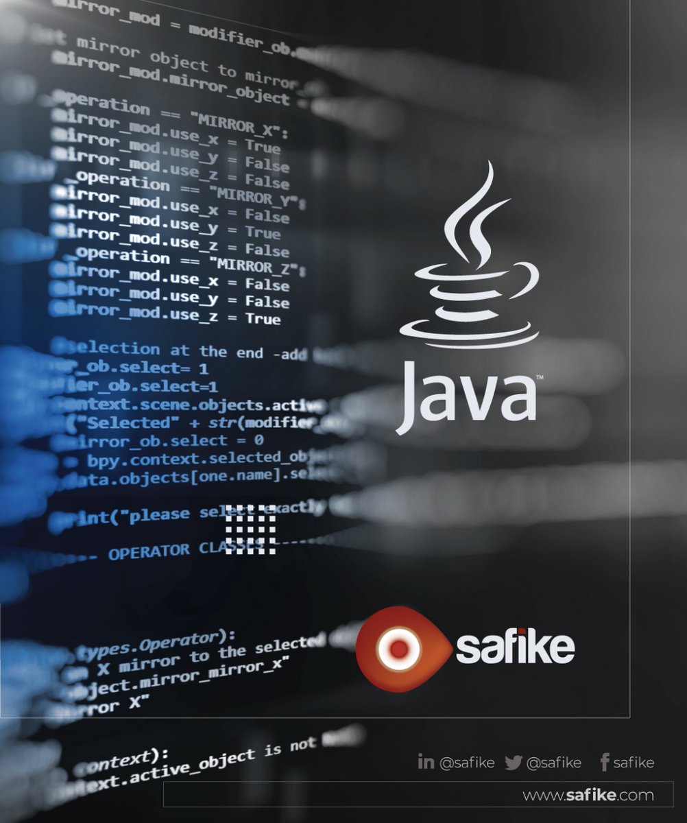 safike's tweet photo. ⌨️ Java es uno de los lenguajes empresariales más robustos y usados para el desarrollo de aplicaciones. ¿Quieres saber más sobre #Java ?👨🏻‍💻

👉🏼  Te contamos la historia.

En  💻 @safike creamos tecnología para la eficiencia de tu negocio. Que la tecnología te acompañe 🤝 https://t.co/tjaMkmgHEW