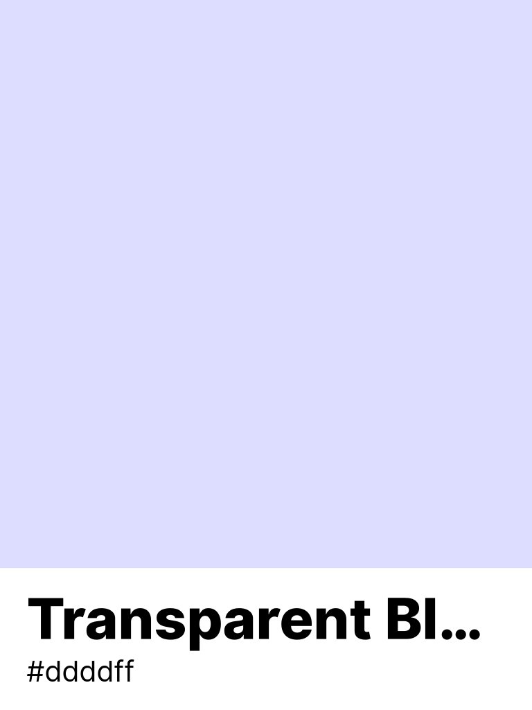 color_parrot's tweet photo. #Transparent_Blue #ddddff https://t.co/RNMlOSt2uM https://t.co/i9tydBYy0c