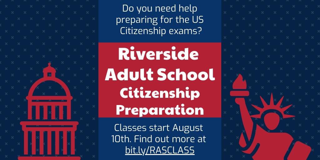 Citizenship preparation classes starting soon! Bit.ly/RASCLASS #citizenship