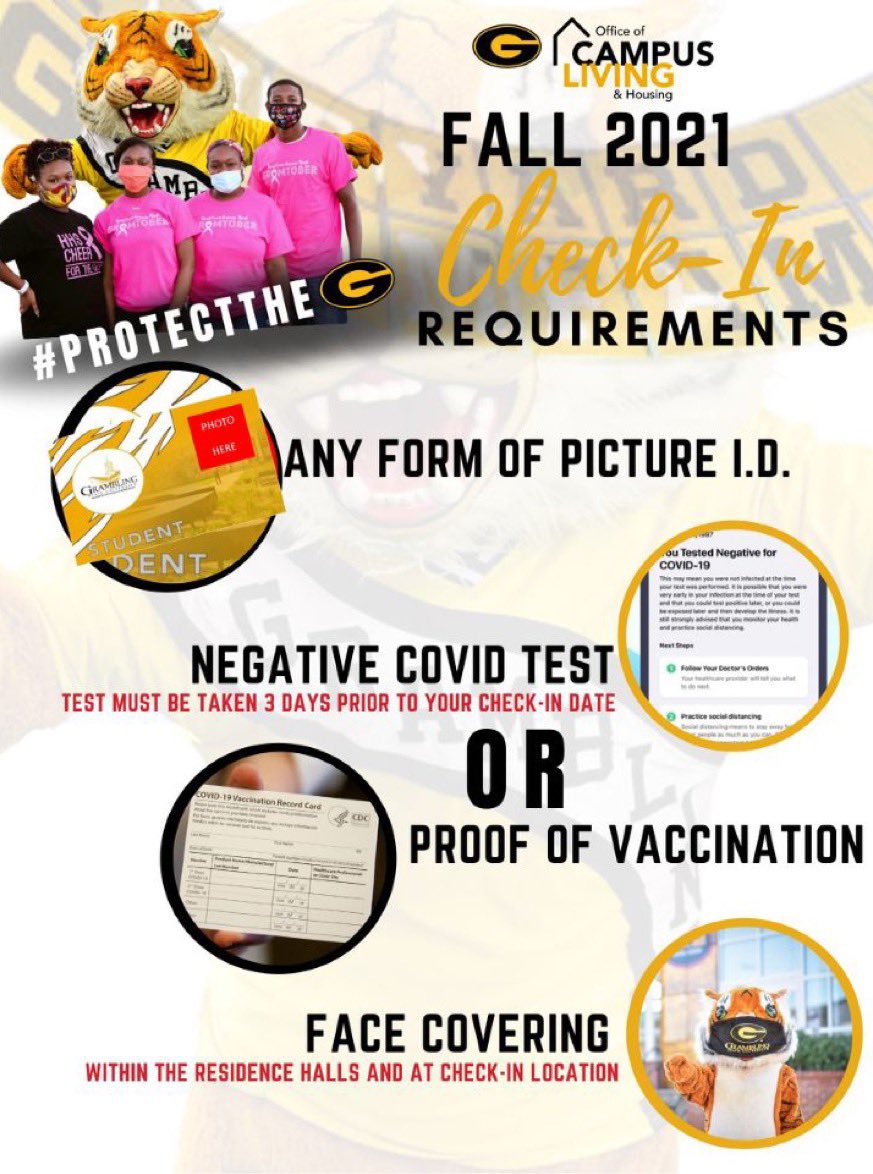 #GramFam #GramFam24 Please be sure to have the following upon arrival, during Check In ! 🖤💛