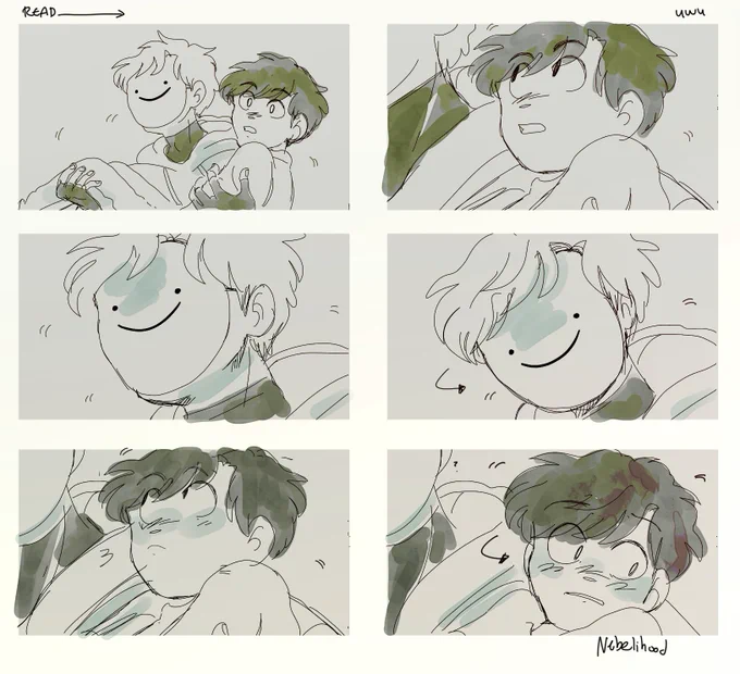 GUys- I- I just wanna say- That- like,, I- this scene- and- you know,,, Them and-

(Inspired by The Cat Returns)

#dnffanart #DNF #georgenotfoundfanart #dreamfanart #storyboard "" #mcyt 