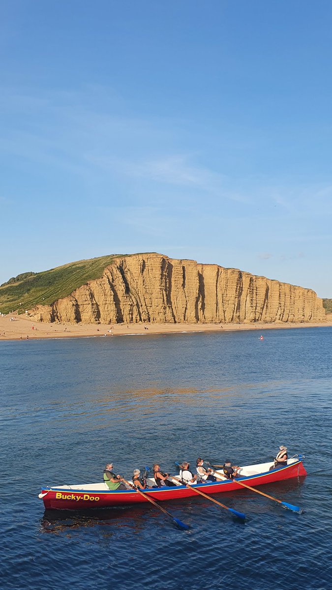 <a href="/BridportGigClub/">Bridport Gig Club</a> took this pic of the cliffs earlier and your boat and rowers look so awesome, thought I'd share it with you!
