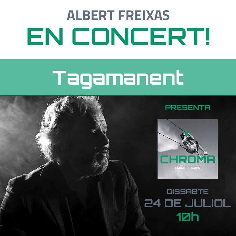AlbertFreixas's tweet photo. Ep! recordeu la cita de demà al festival @tagafest 🤗

.
.
.

https://t.co/xmKNlsUj72

#ConcertEstiu #laculturaessegura #AlbertFreixas #chroma #noudisc https://t.co/s4G5MOqvke