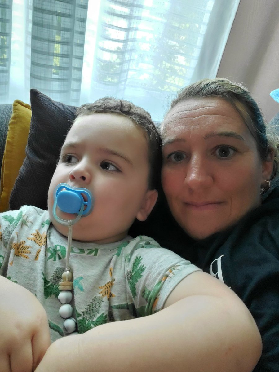 SarahFirth1981's tweet photo. Lucas and I in our usual positions!! https://t.co/8MR2mbforG