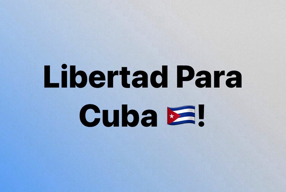 Libertad Para Cuba 🇨🇺 #CubaLibre