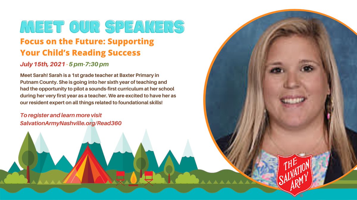 Focus on the Future: Supporting Your Child's Reading Success is TOMORROW! Have you registered yet? 

Meet our next featured speaker <a href="/tnsarahvaughn/">Sarah Vaughn</a> ! Sarah is a 1st grade teacher at Baxter Primary in Putnam County. She is going into her sixth year of teaching