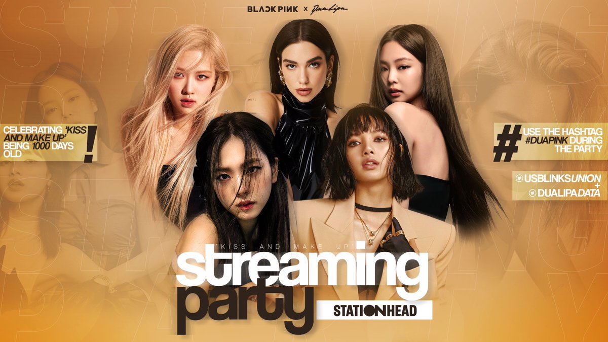 DuaLipaData's tweet photo. 🚨| Join NOW on @STATIONHEAD to celebrate “Kiss And Make Up” being 1,000 days old!
— Use the hashtag #DUAPINK
🔗 Click here: https://t.co/Zy7bVr30sk https://t.co/jIWWHHfWDM