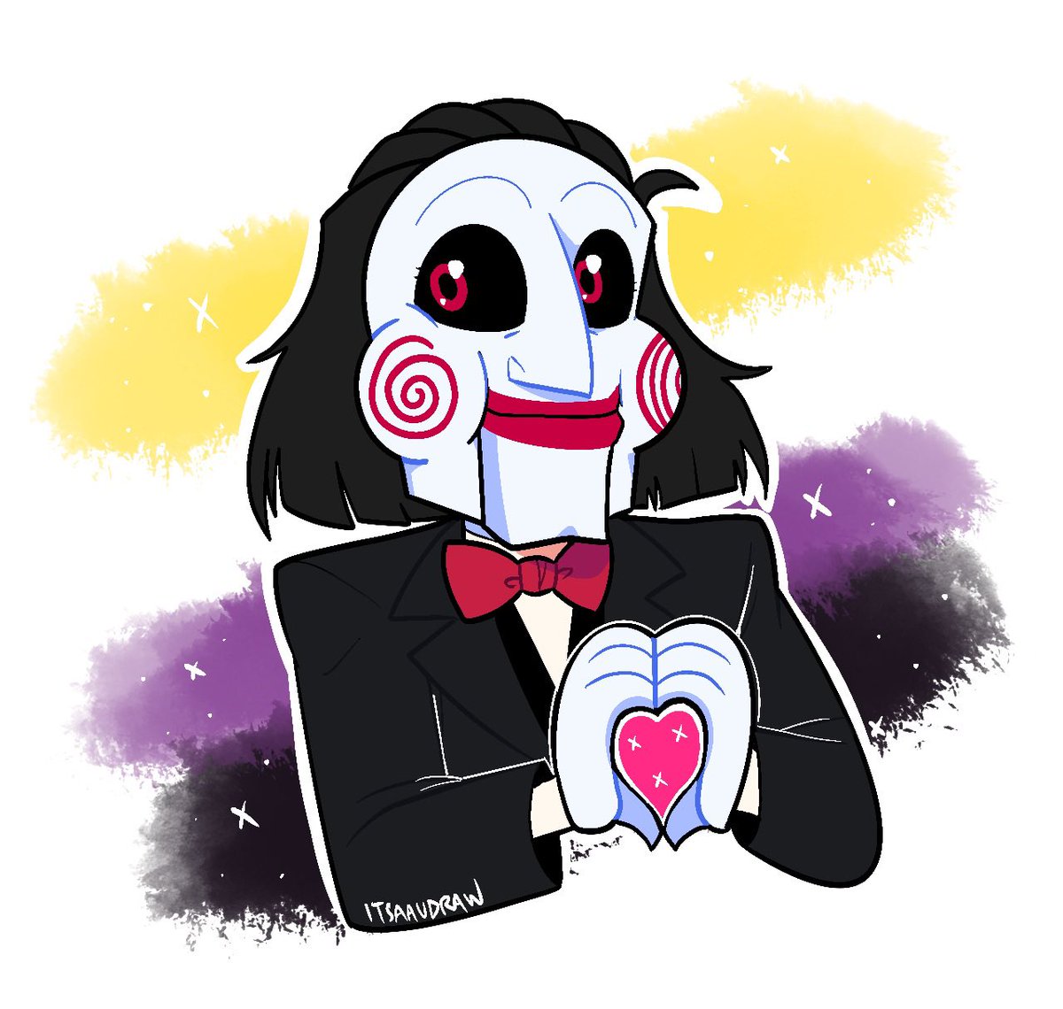 puppets don’t have gender #NonBinaryDay #saw