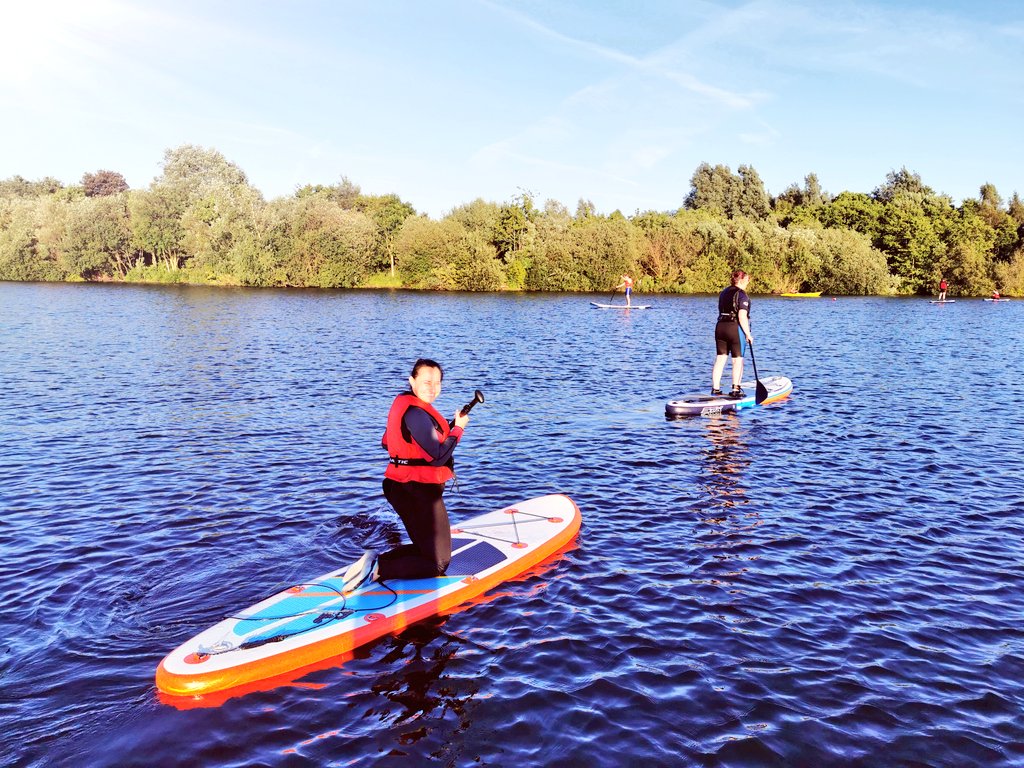 welshphotoguy's tweet photo. Great #SUP session this evening at the lake in Hope. Lots of learning and laughs! Got a few spaces left this coming Saturday and next Wednesday... 👍😎
#paddleboarding #Flintshire #Cymru @direct_kayaks https://t.co/DAfMuKJpvn
