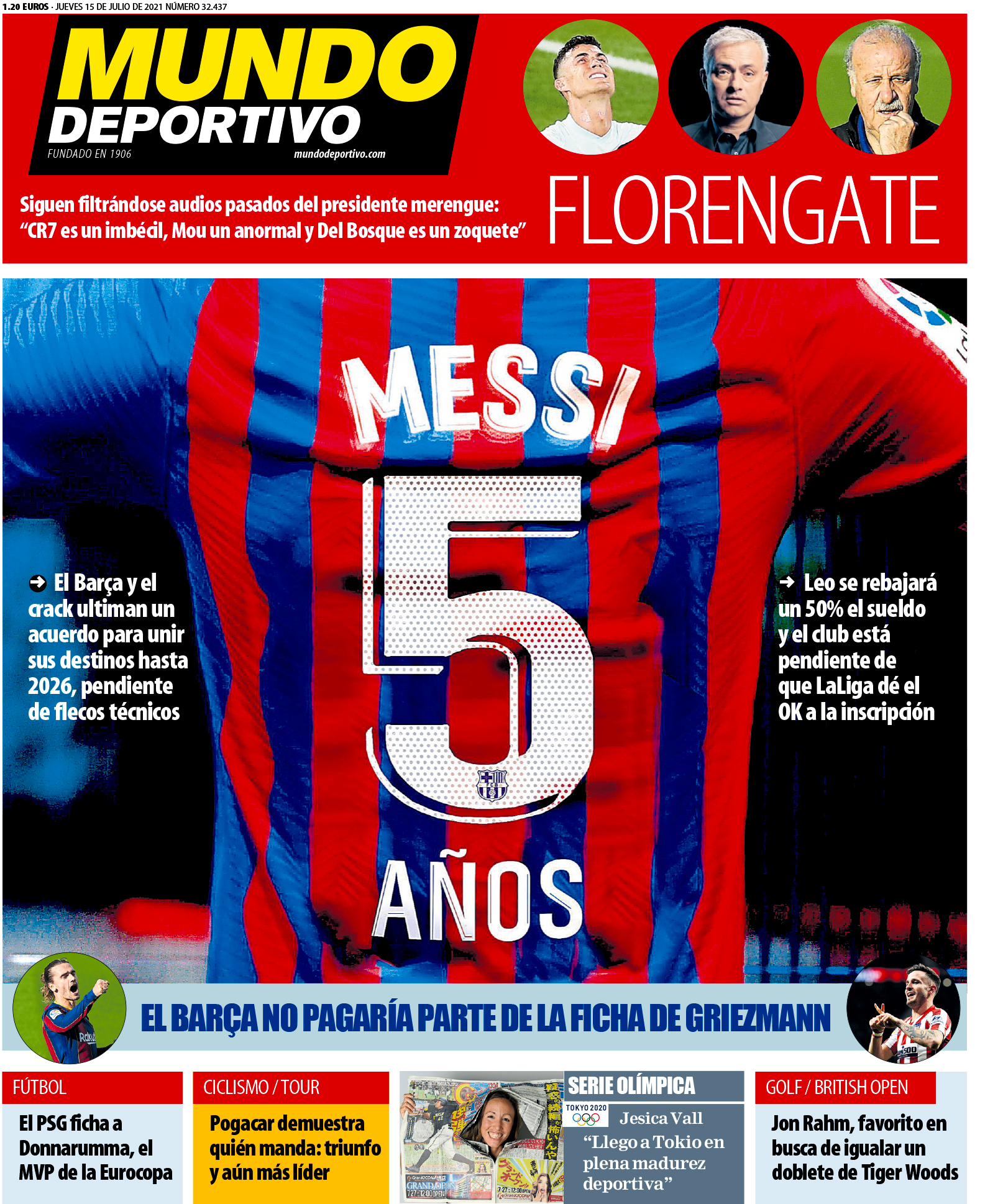 Mundo Deportivo on Twitter: "🗞️ La portada de hoy 'Messi 5️⃣ años'  https://t.co/gdVLJ6tuMq https://t.co/oZ5z4nf4a1" / Twitter