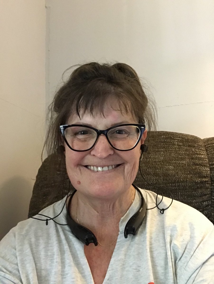 JackiPrettyman's tweet photo. No makeup, hair falling down, sweaty, listening to the newest #holypostpodcast while stripping down an old coffee table. That’s how I do life on Wednesday! @KSPrior , @SkyeJethani , @philvischer https://t.co/3eAgRg04ad